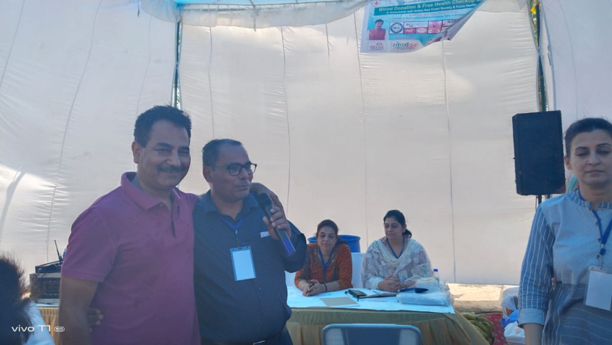 Health and Blood Donation Camp